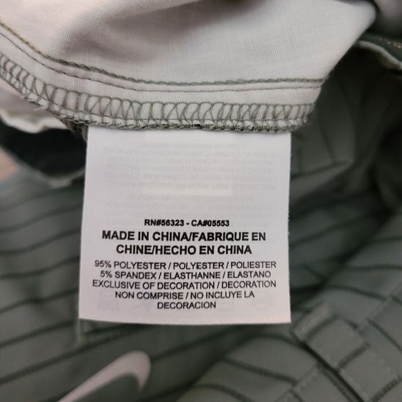 Nike Tour Performance Modern Tech 12” Golf Shorts Mens 38 Gray Striped Stretch - Picture 11 of 11